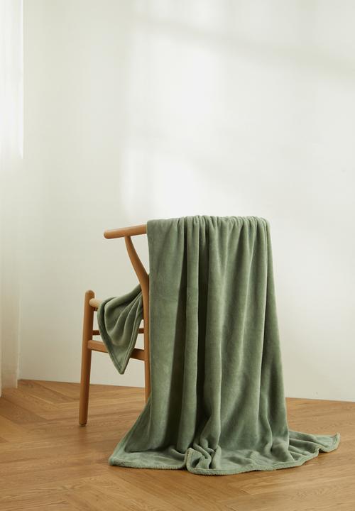 Fleece Throw - Sage