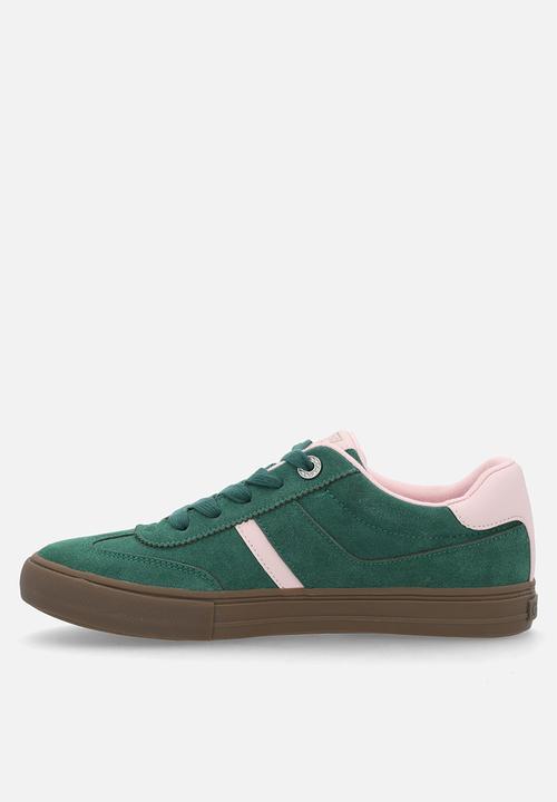 GUESS - Loui2 sneaker - green & light pink