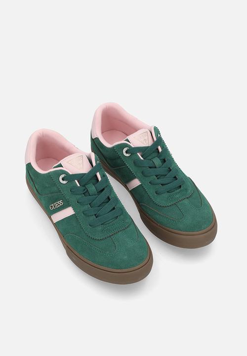 GUESS - Loui2 sneaker - green & light pink