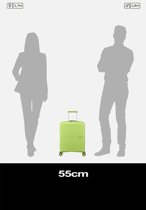 American Tourister - AT AIRCONIC SPINNER 55CM TSA - ELECT LIME