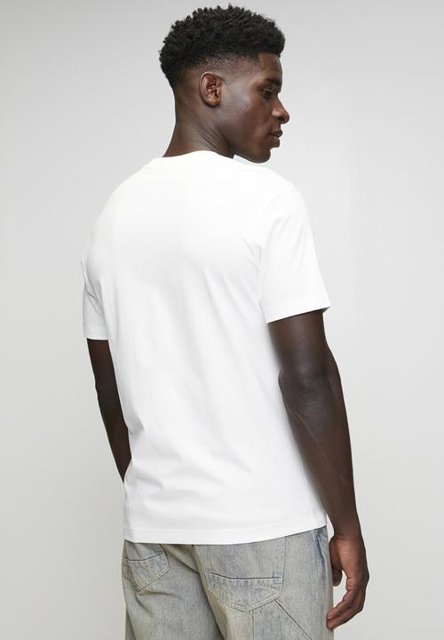 Replay - PIECE DYED HEAVY COTTON JERSEY - white 