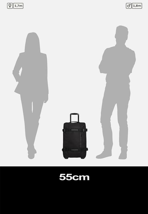 American Tourister - AT URBAN TRACK DUFFLE/WH - BLACK