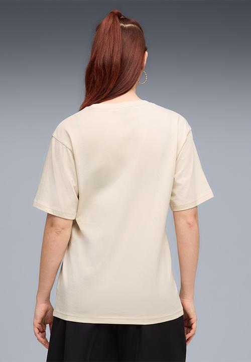 PUMA - Ess Graphic Animal Relaxed Tee W Alpine - Alpine Snow