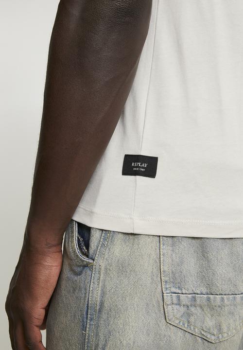 Replay - Crew-Neck Jersey T-Shirt- Neutral