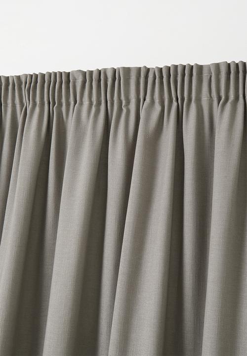 Sixth Floor - Lux Slub Lined Curtain Taped - Natural