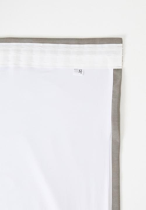 Sixth Floor - Lux Slub Lined Curtain Taped - Natural