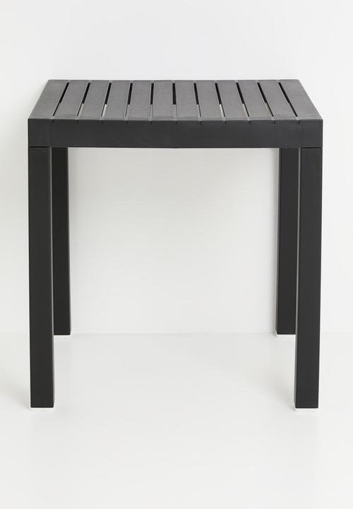 Sixth Floor - Eden Outdoor 4 Seater Table - Black