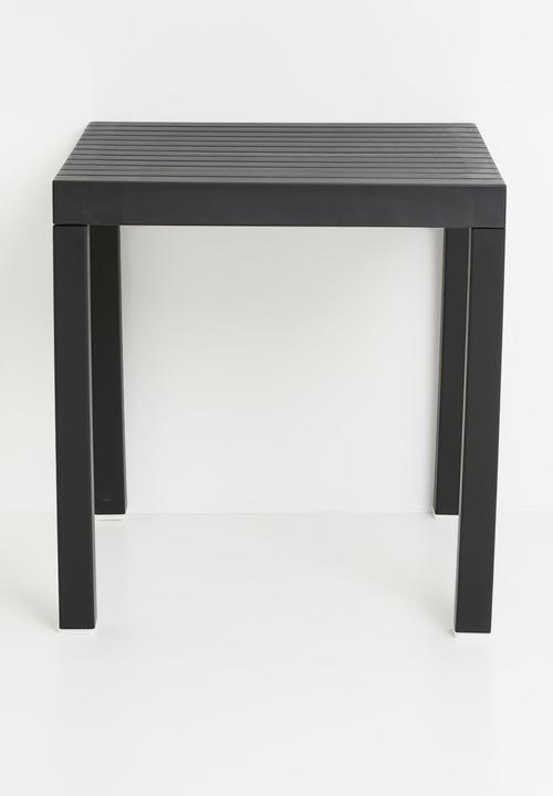 Sixth Floor - Eden Outdoor 4 Seater Table - Black