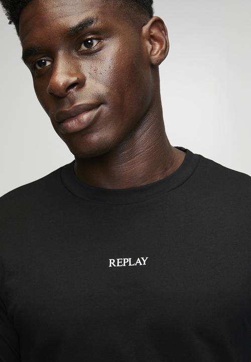 Replay - Basic Crew Neck Tee – Black