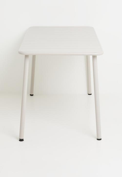 Sixth Floor - Fern Outdoor Dining Table - Cream