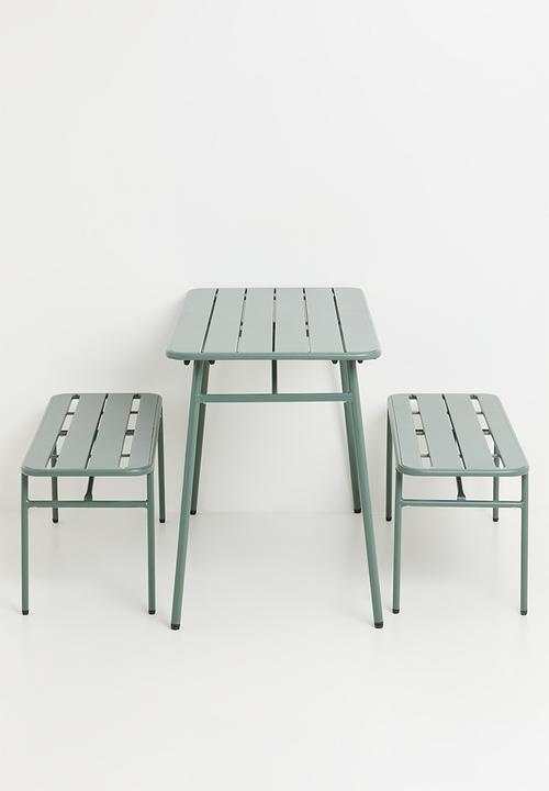 H&S - Stoneleaf Outdoor Set of 3 - Green