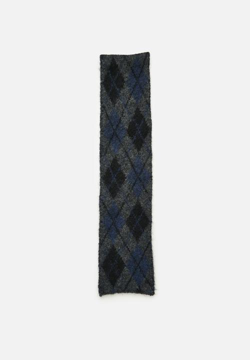 MANGO - Rombos scarf - blue