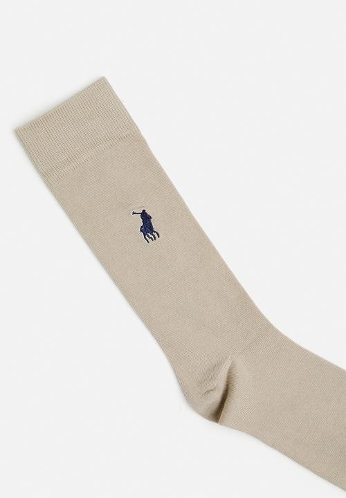 POLO - Polo plain logo sock - Stone