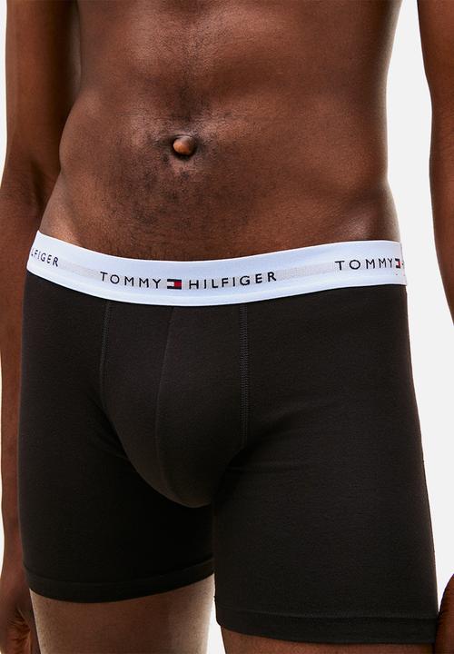 Tommy Hilfiger - 3 Pack Boxer Brief Waistband - Black