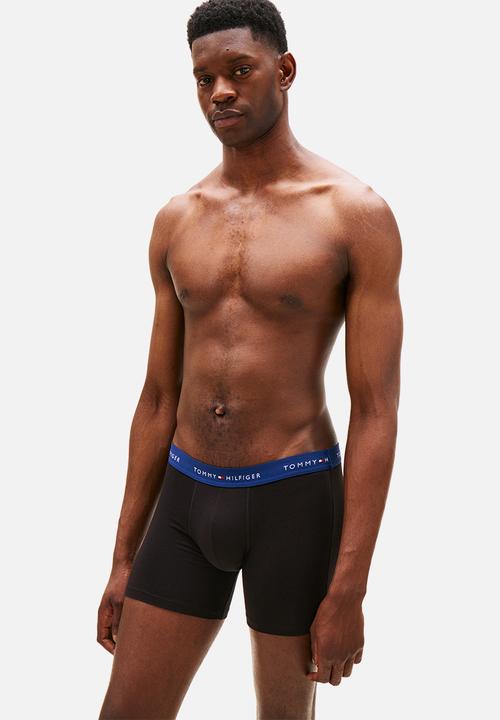 Tommy Hilfiger - 3 Pack Boxer Brief Waistband - Black