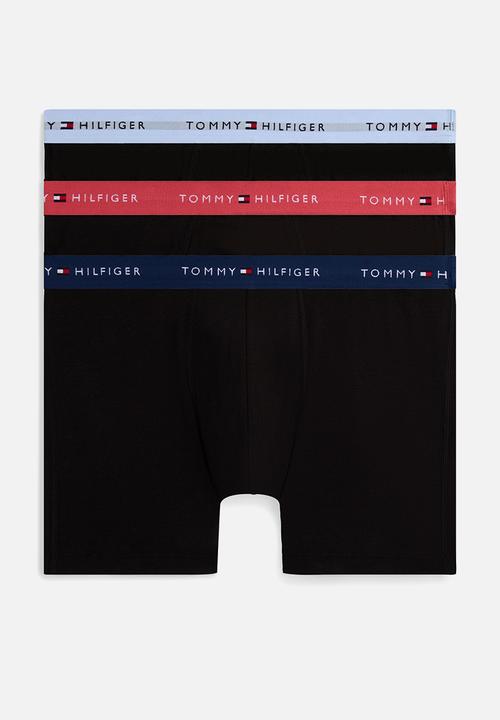 Tommy Hilfiger - 3 Pack Boxer Brief Waistband - Black