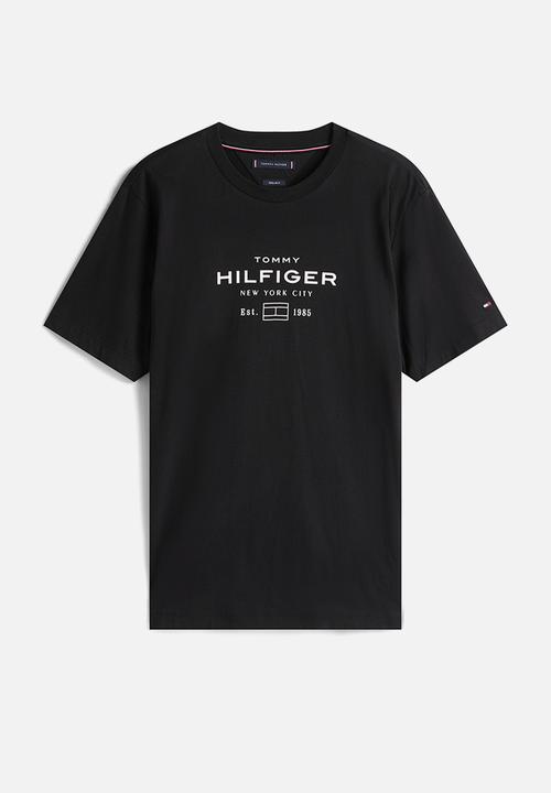 Tommy Hilfiger - Hilfiger Stack Graphic Tee - Black