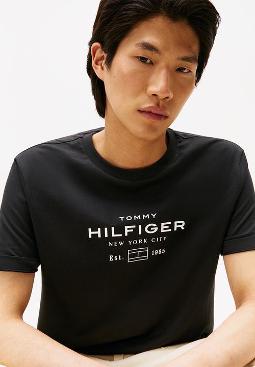 Tommy Hilfiger - Hilfiger Stack Graphic Tee - Black