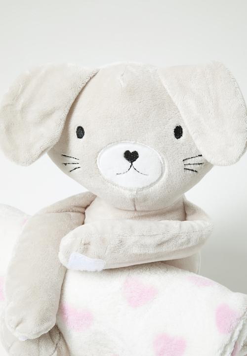H&S - Bunny Blanket combo - Ivory