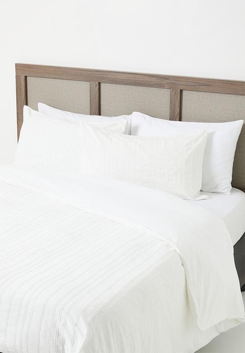 Sixth Floor - Cotton Waffle Duvet Cover Set White
