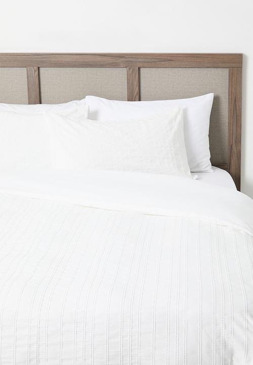 Sixth Floor - Cotton Waffle Duvet Cover Set White