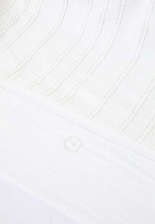 Sixth Floor - Cotton Waffle Duvet Cover Set White