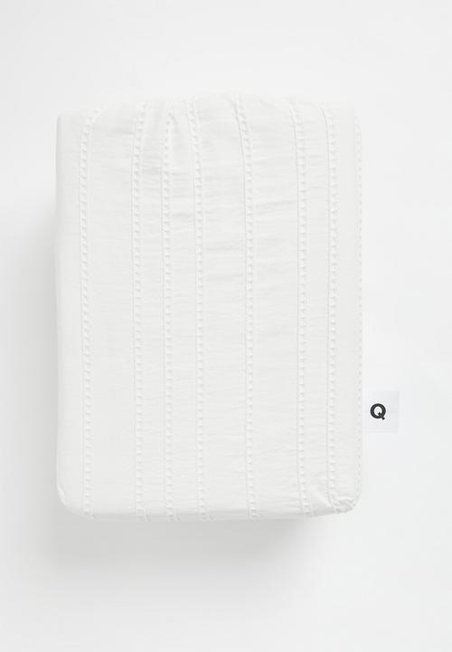 Sixth Floor - Cotton Waffle Duvet Cover Set White