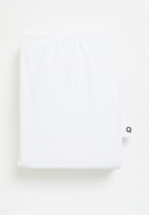 Sixth Floor - Cotton Percale Pleated Oxford Duvet Cover Set White