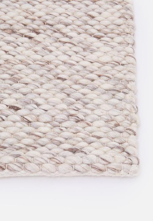 Sixth Floor - Borgen Handwoven Wool Blend Rug Oatmeal