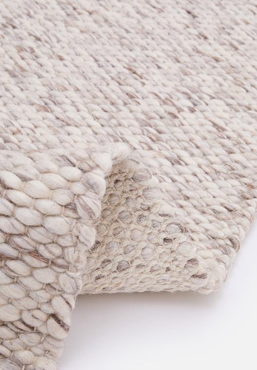 Sixth Floor - Borgen Handwoven Wool Blend Rug Oatmeal