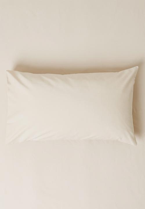 Sixth Floor - 144 tc 100% cotton std 2pk pillowcase stone