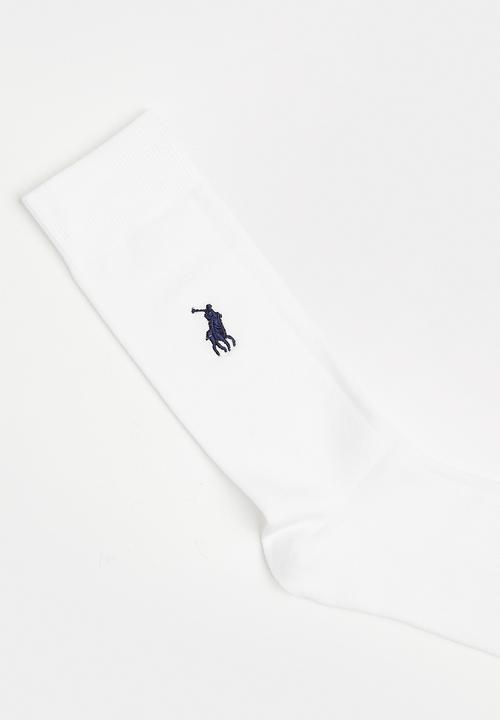 POLO - Polo plain logo sock - White
