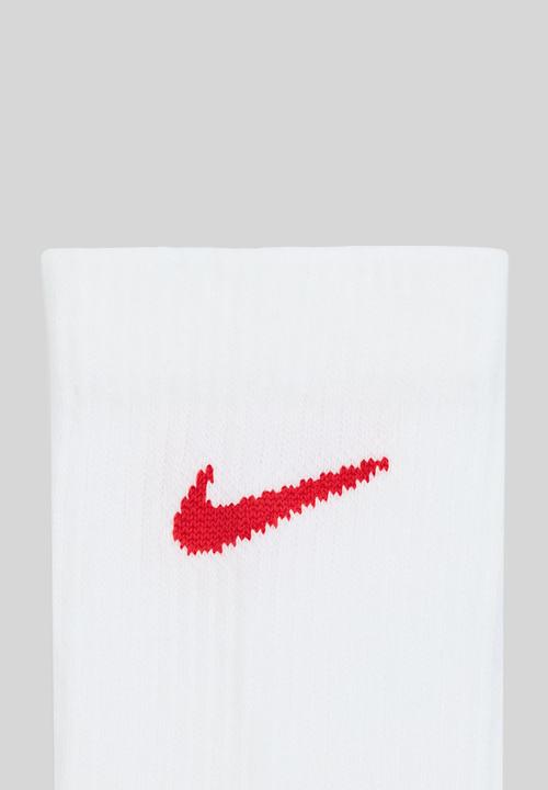 Nike - Everyday Elevated Crew Socks (3 Pairs) - White/Ass