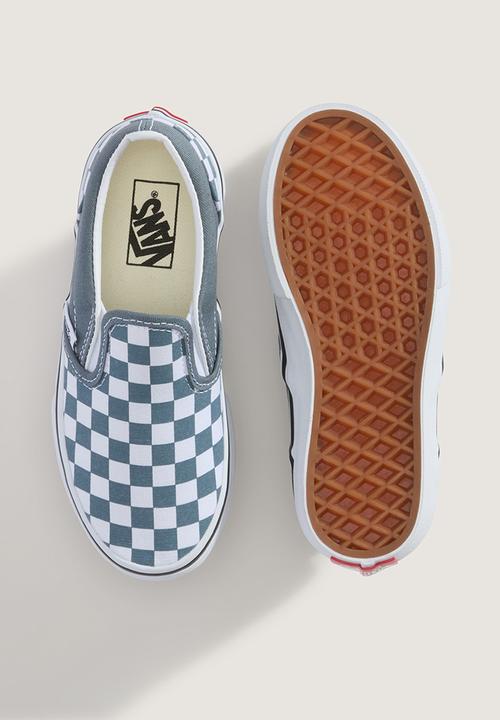 Vans - Classic slip -on - checkerboard stormy weather