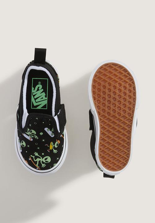 Vans - Slip - on v - black/green