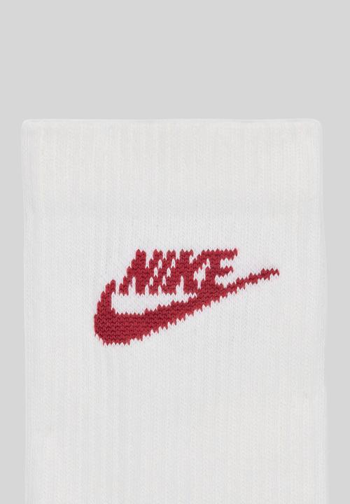 Nike - Everyday Elevated Crew Socks (3 Pairs)  - White/Multi