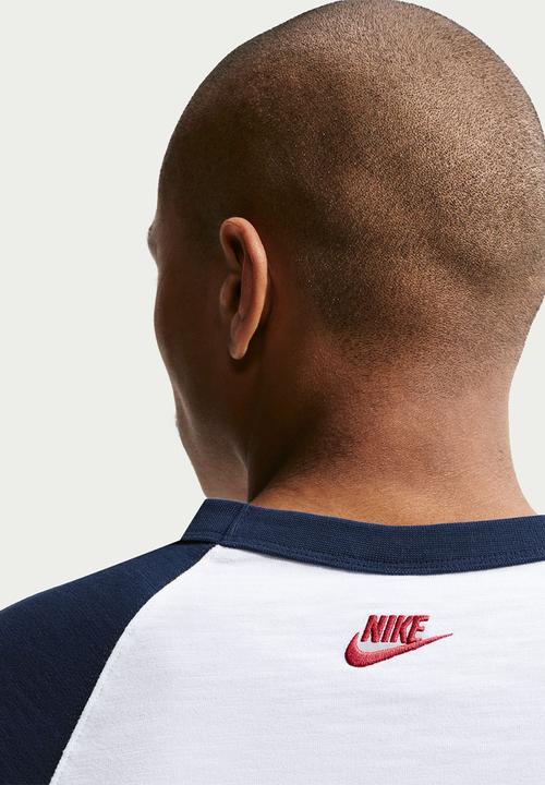 Nike - NSW Club 3/4 Raglan Reissue Top  - White