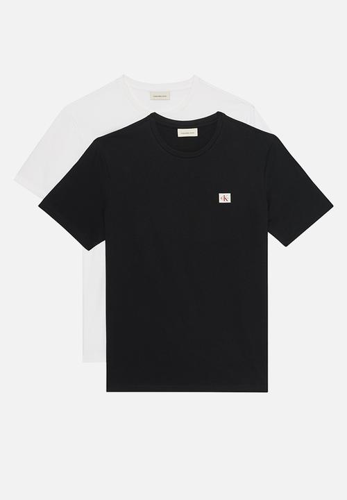 Calvin Klein - Short sleeve Badge Tee 2Pk - Black/Bright White
