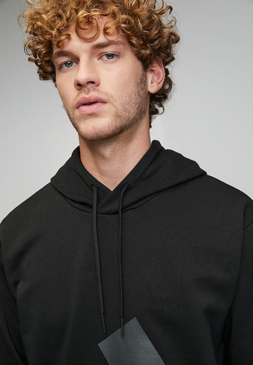 adidas Performance - Big Logo FL hoody - Black / tonal