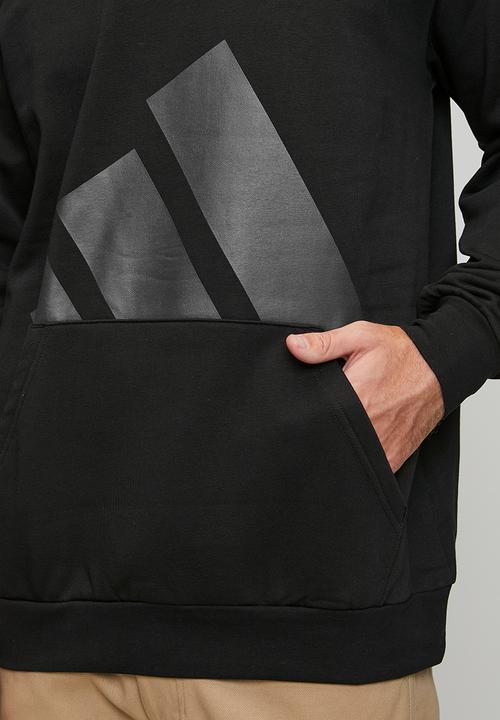 adidas Performance - Big Logo FL hoody - Black / tonal