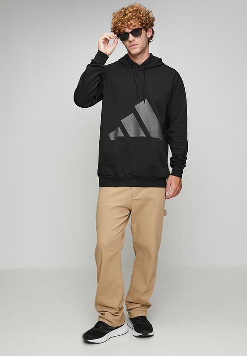 adidas Performance - Big Logo FL hoody - Black / tonal