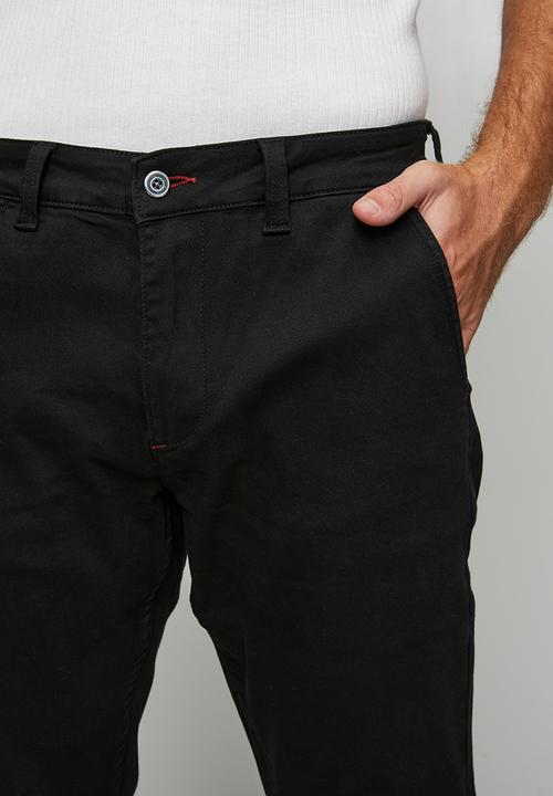 POLO - Adam Quarter Slant Straight Leg Denim - Black