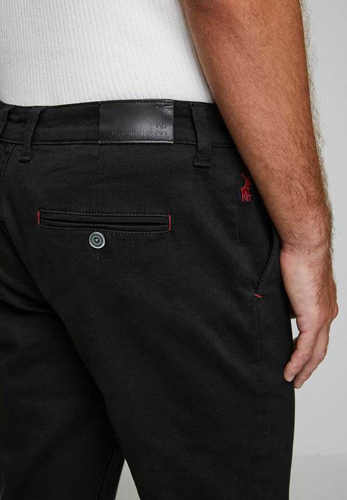 POLO - Adam Quarter Slant Straight Leg Denim - Black