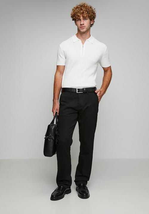 POLO - Adam Quarter Slant Straight Leg Denim - Black