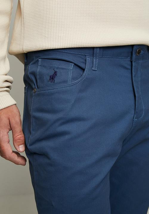 POLO - Ethan Essential 5 Pocket Trouser - Blue