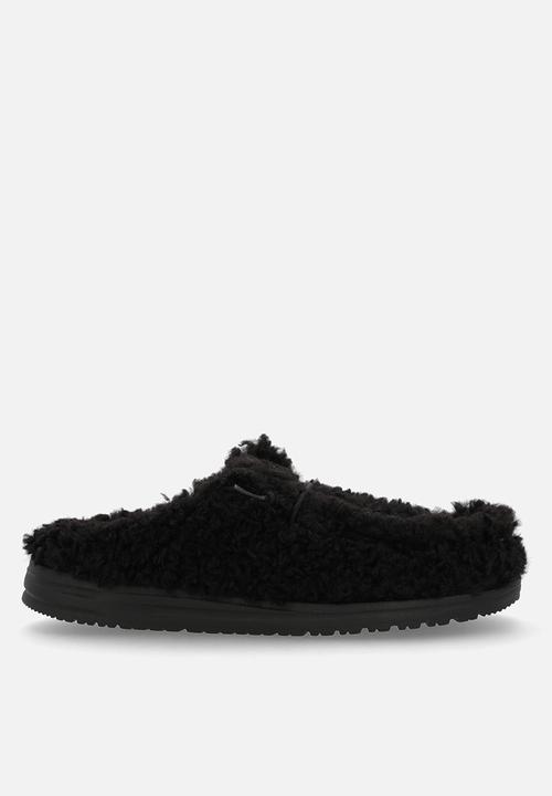Hey Dude - Wally Slipper - Black/Black