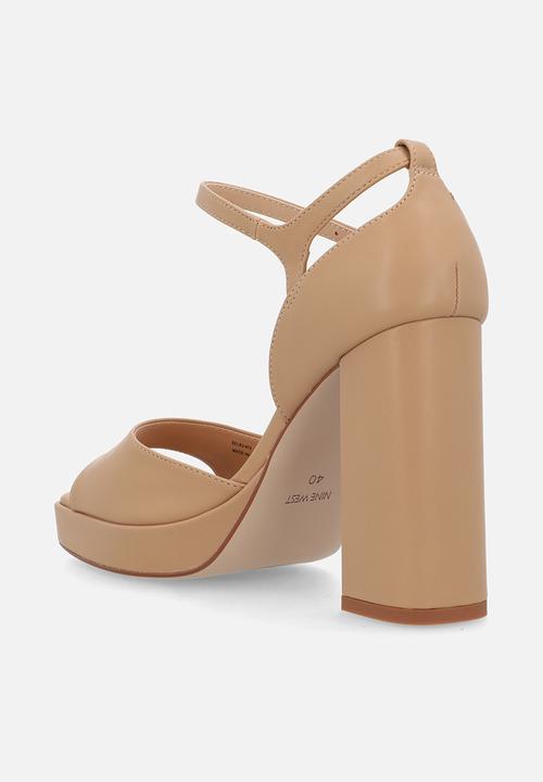 Nine West - Belr3 Ankle Strap Heel - Neutral