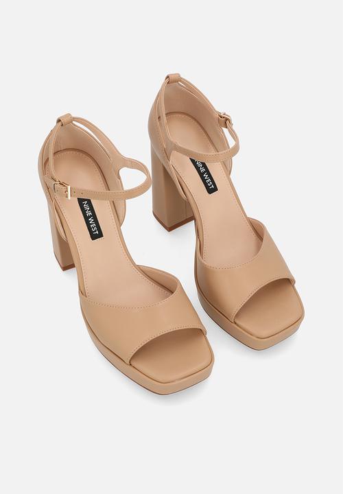Nine West - Belr3 Ankle Strap Heel - Neutral