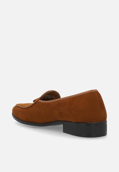 PC - Crouch Tassel smoking slipper - brown