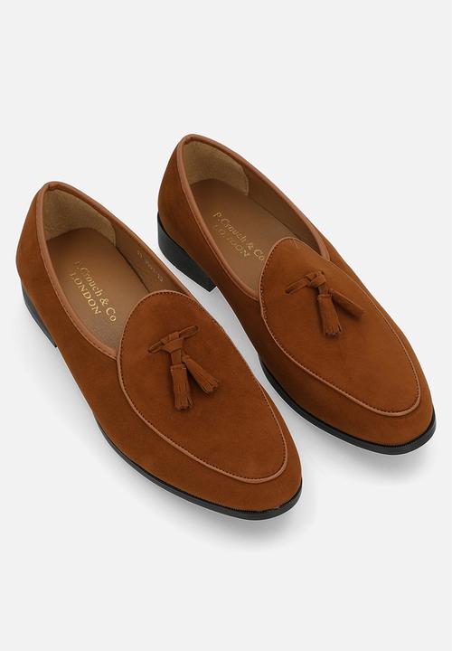 PC - Crouch Tassel smoking slipper - brown